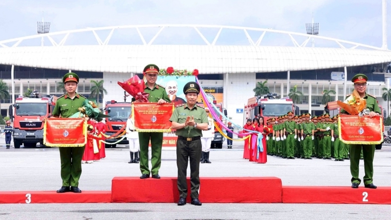 Công an Hà Nội nhất toàn đoàn Hội thi CC và CNCH toàn quốc