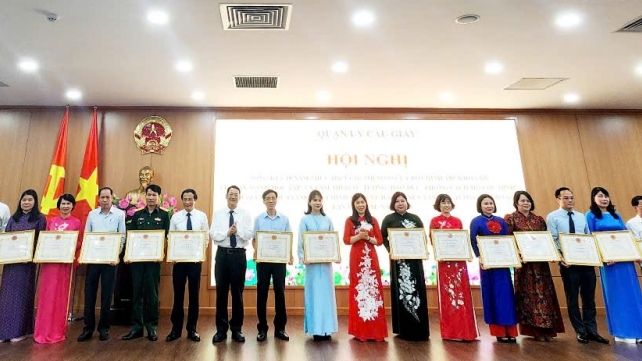 Quận Cầu Giấy: Học tập và làm theo Bác, củng cố niềm tin của Nhân dân vào Đảng