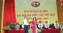 dong chi hoang minh dung tien tai dac cu chuc bi thu quan uy ba dinh