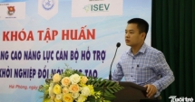 Tập huấn nâng cao năng lực cán bộ hỗ trợ khởi nghiệp tại Hải Phòng