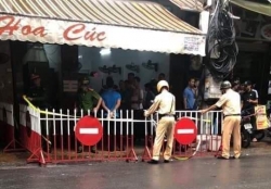 1 giang hồ Hải Phòng bị bắn gục trên hè phố