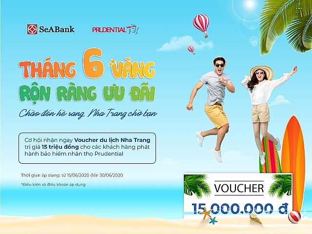 seabank tang voucher du lich 15 trieu dong cho khach hang mua bao hiem