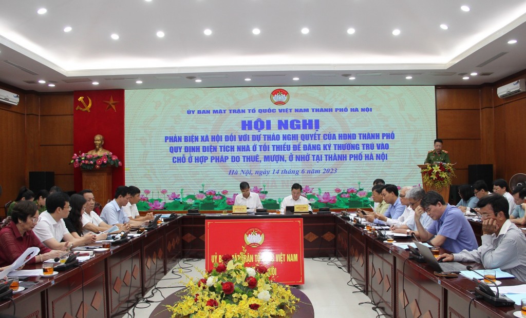 Lấy ý kiến phản biện vào quy định diện tích nhà ở tối thiểu được đăng ký thường trú tại Hà Nội