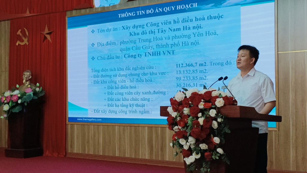 Trần Đình Cường - Phó Chủ tịch UBND quận Cầu Giấy