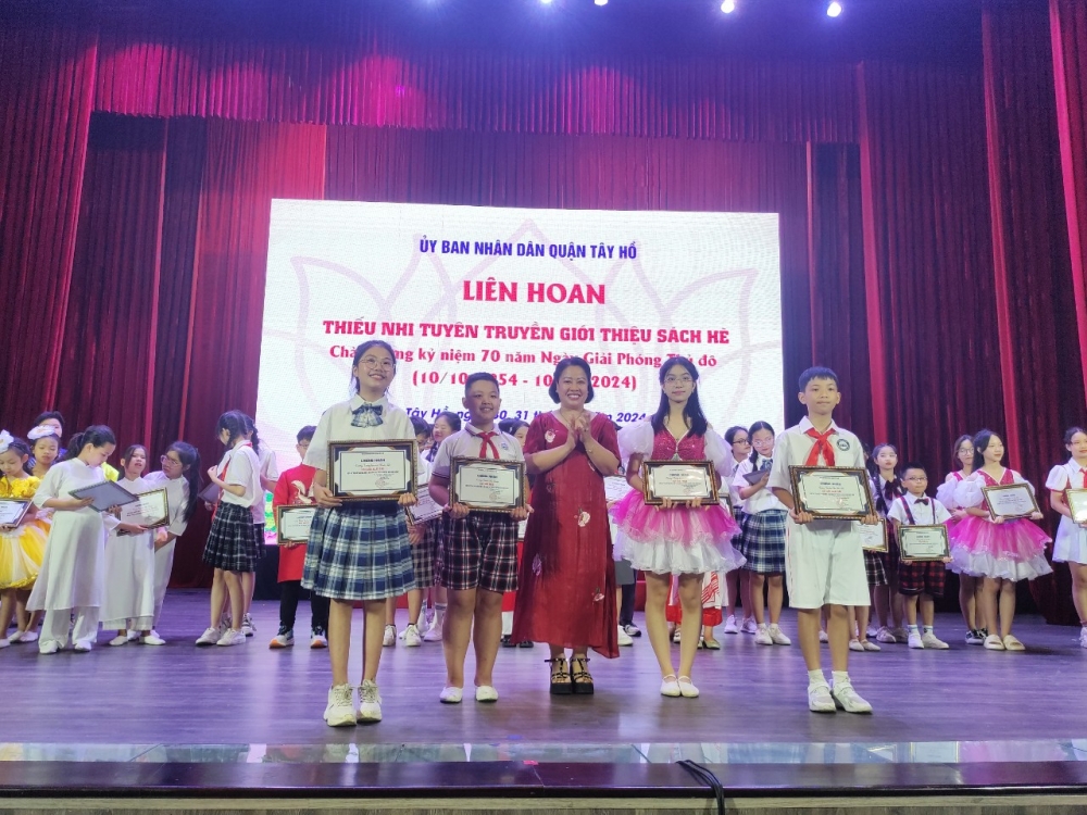Quận Tây Hồ: Dấu ấn Hà Nội từ cuộc thi “Đại sứ Văn hóa đọc”