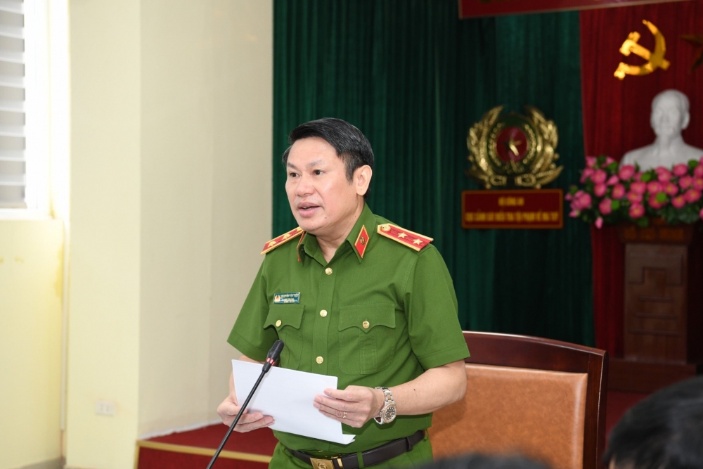 Trung tướng, TS. Nguyễn Văn Viện, Cục trưởng C04 chủ trì hội thảo