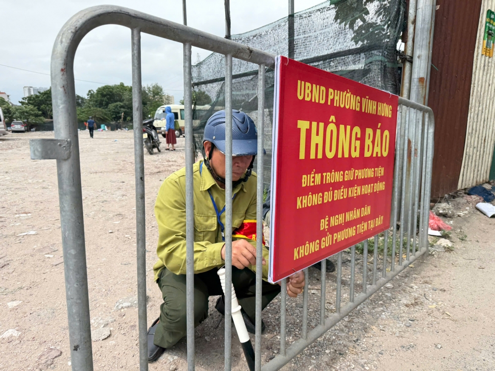 Quận Hoàng Mai: Phấn đấu giải tỏa xong 35 điểm trông giữ xe không phép