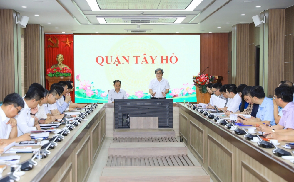 Tây Hồ chủ động phương án vận hành mô hình chính quyền