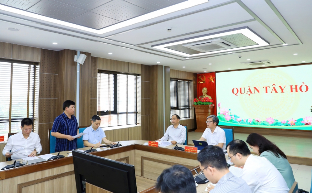 Tây Hồ chủ động phương án vận hành mô hình chính quyền