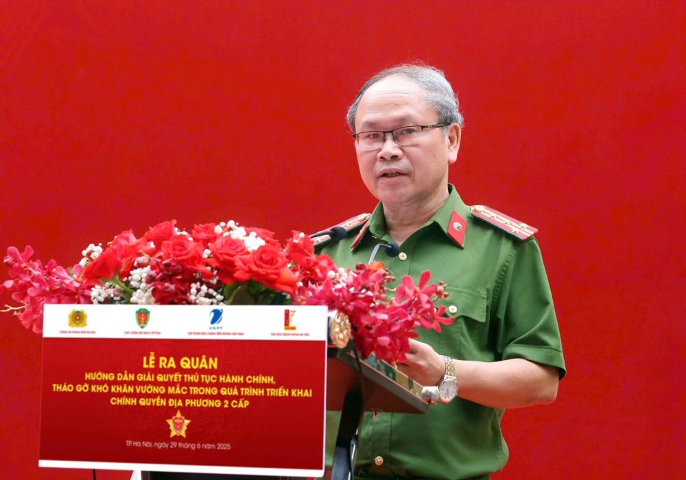 Công an lập 8 tổ chức công tác trực tiếp hỗ trợ vướng mắc khi thực hiện chính quyền 2 cấp