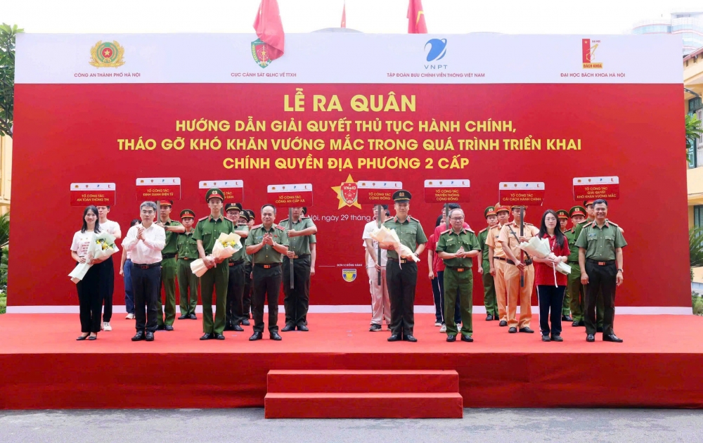 Công an lập 8 tổ chức công tác trực tiếp hỗ trợ vướng mắc khi thực hiện chính quyền 2 cấp