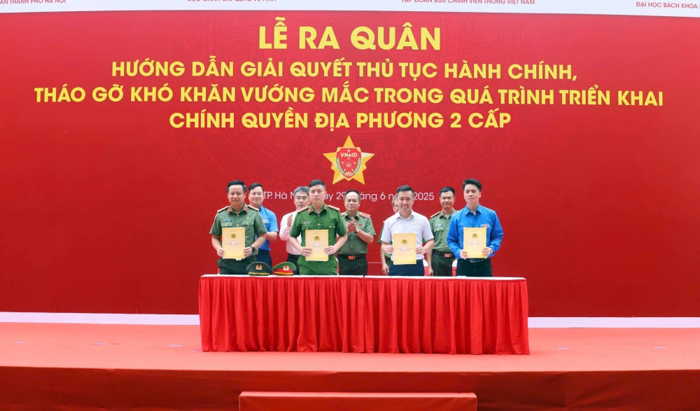 Công an lập 8 tổ chức công tác trực tiếp hỗ trợ vướng mắc khi thực hiện chính quyền 2 cấp