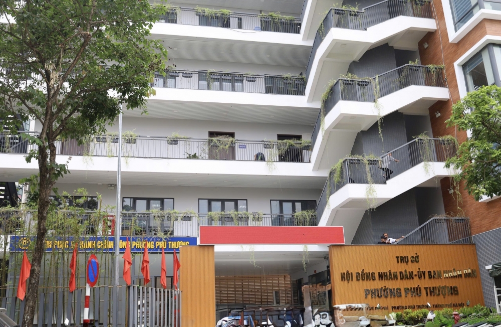 Trụ sở UBND phường Phú Thượng mới