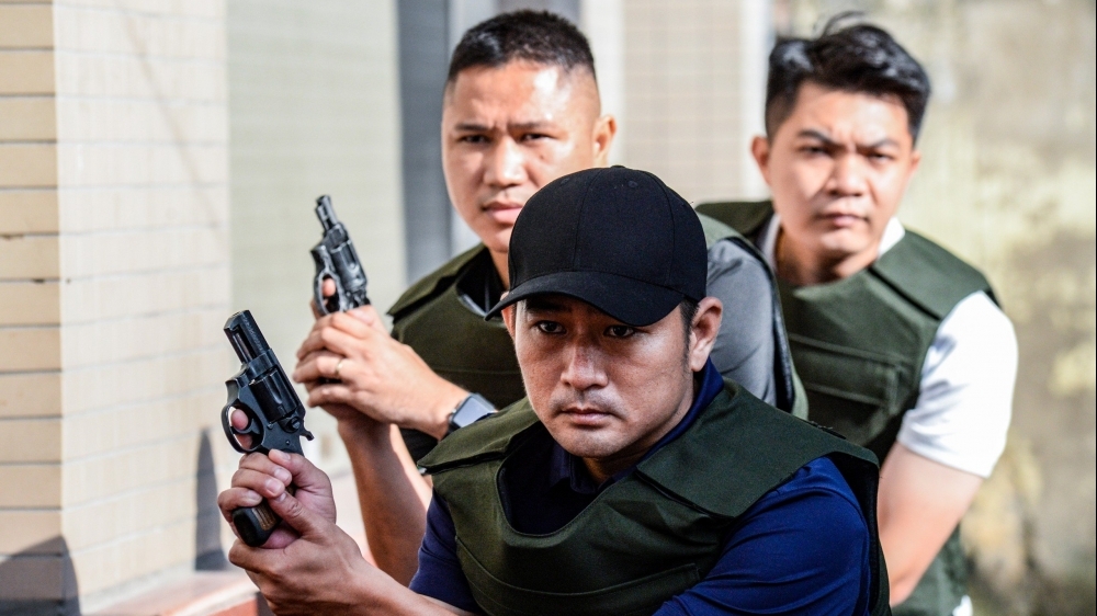 Mục sở thị cảnh sát Hà Đông xử lý đối tượng cướp tiệm vàng