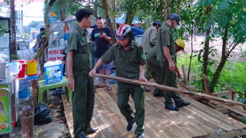 Huyện Thạch Thất xử lý nghiêm các trường hợp vi phạm trật tự đô thị