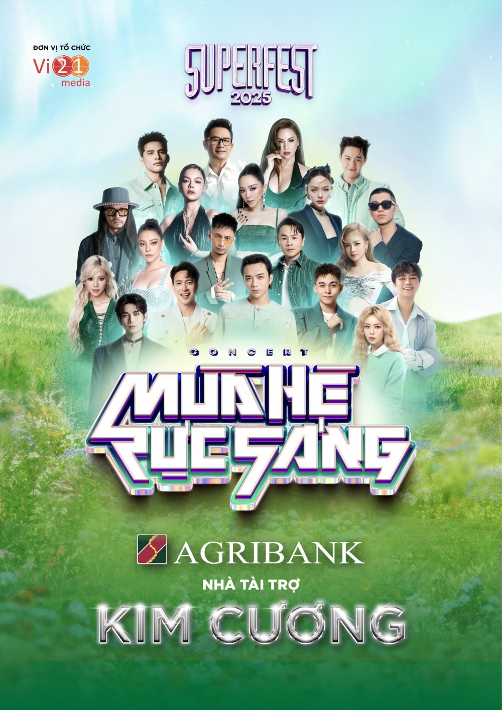 Agribank đồng hành cùng Superfest - đại nhạc hội âm nhạc lớn nhất mùa hè 2025