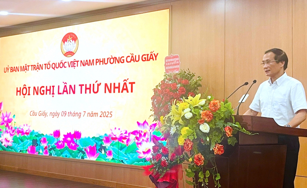 Hội nghị lần thứ Nhất Uỷ ban MTTQ Việt Nam phường Cầu Giấy