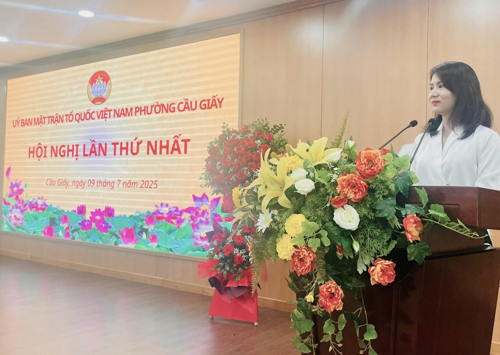 Hội nghị lần thứ Nhất Uỷ ban MTTQ Việt Nam phường Cầu Giấy