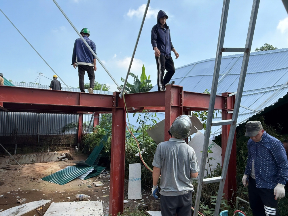 Phường Định Công quyết liệt xử lý vi phạm trật tự đô thị