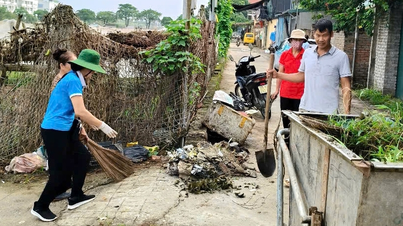 Phường Lĩnh Nam tổ chức nhiều hoạt động thiết thực vì môi trường