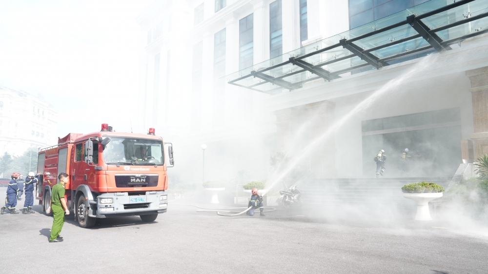 Hà Nội: Cập nhật kiến thức và rèn kỹ năng PCCC&CNCH tại Cầu Giấy