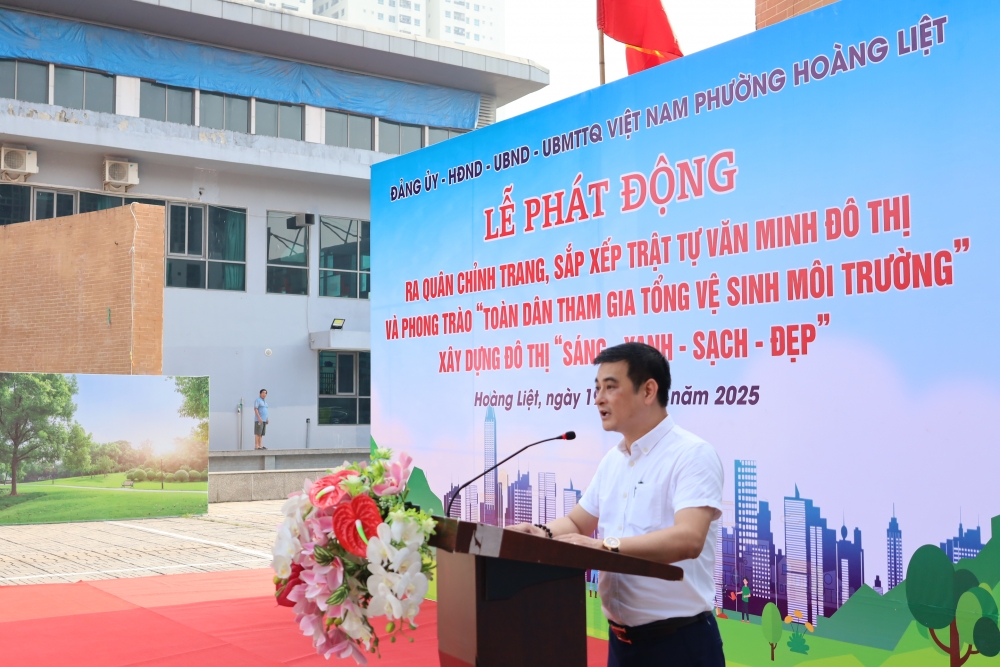 Phường Hoàng Liệt đẩy mạnh chỉnh trang đô thị, hướng tới không gian sống xanh - sạch - văn minh