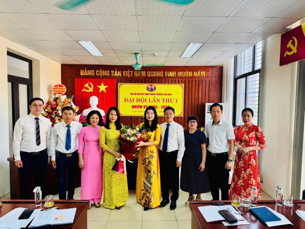 Thành công của đại hội Chi, Đảng bộ trực thuộc là tiền đề cho Đại hội Đảng bộ phường Lĩnh Nam diễn ra thành công tốt đẹp