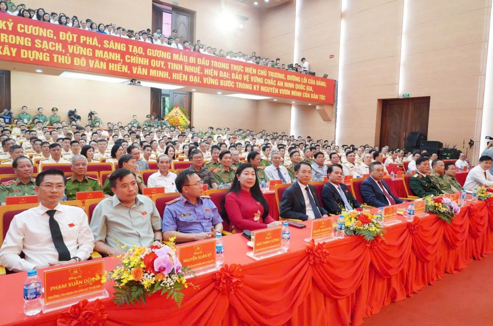 27 đồng chí được bầu vào Ban Chấp hành Đảng bộ Công an thành phố Hà Nội