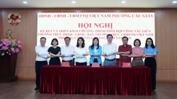 Phường Cầu Giấy ký kết chương trình phối hợp công tác 6 tháng cuối năm 2025