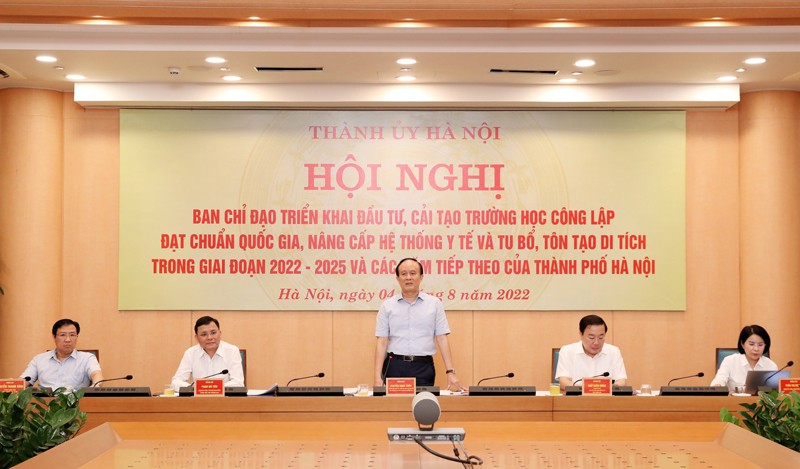 Chủ tịch HĐND thành phố Nguyễn Ngọc Tuấn, Trưởng ban Chỉ đạo phát biểu kết luận hội nghị