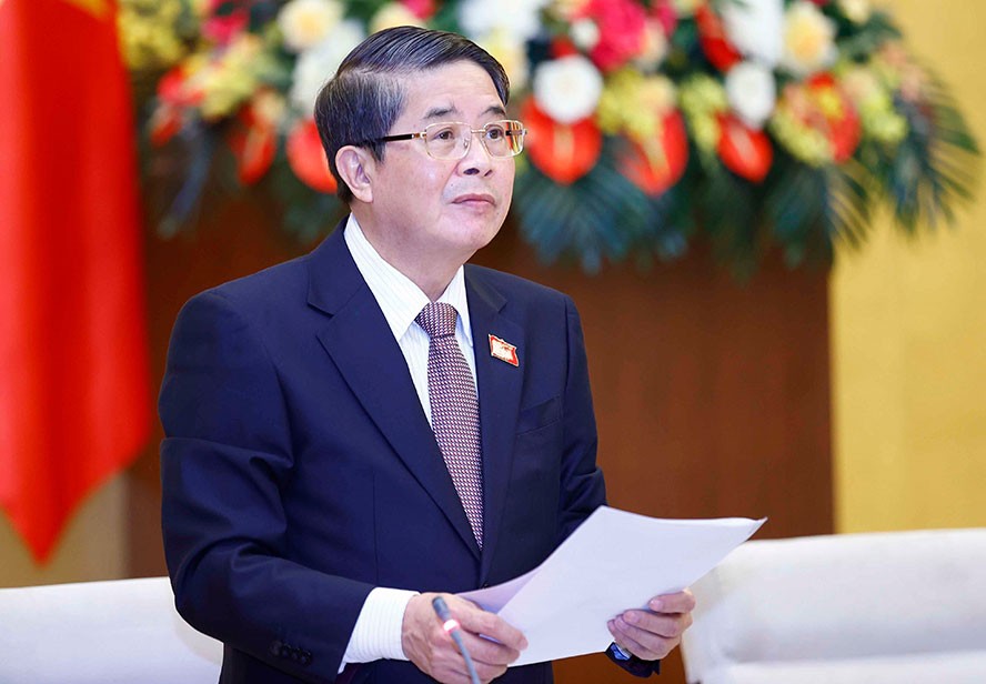 Phó Chủ tịch Quốc hội Nguyễn Đức Hải kết luận phiên họp.