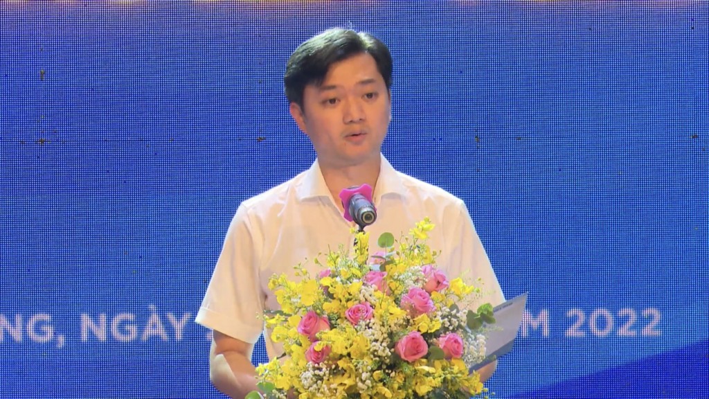 Đồng chí Nguyễn Minh Triết – Bí thư BCH TW Đoàn, Chủ tịch TW Hội sinh viên Việt Nam phát biểu khai mạc Vòng chung kết