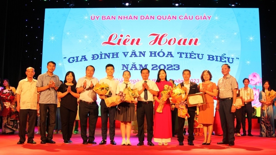 Hà Nội: Tranh tài “Gia đình văn hóa tiêu biểu” tại quận Cầu Giấy
