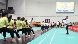 Hơn 1.500 vận động viên tham gia Hội khoẻ quận Cầu Giấy