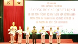 Công an TP Hà Nội giảm 4 đơn vị cấp phòng