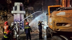 Công an Hà Nội thông tin về vụ cháy trong đêm ở phố Phó Đức Chính