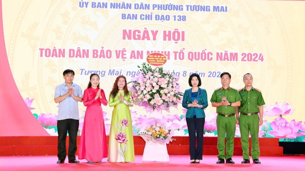 Ngày hội toàn dân bảo vệ an ninh Tổ quốc: Dấu ấn từ Công an quận Hoàng Mai