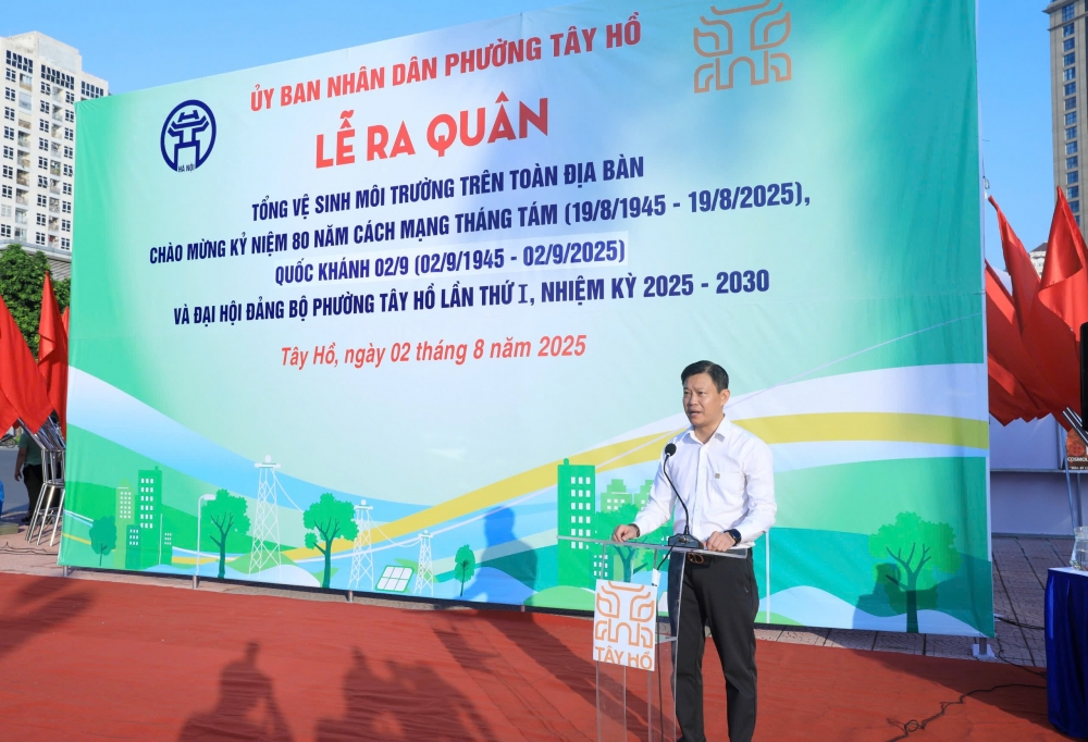 Mỗi người dân Tây Hồ một hành động đẹp vì môi trường Mỗi người dân Tây Hồ một hành động đẹp vì môi trường