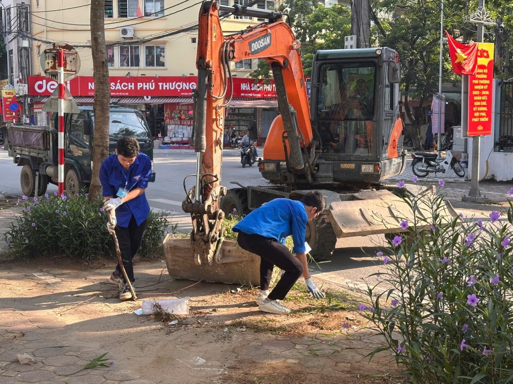 Phường Phú Thượng: phát động phong trào thi đua “Sáng – Xanh - Sạch - Đẹp”
