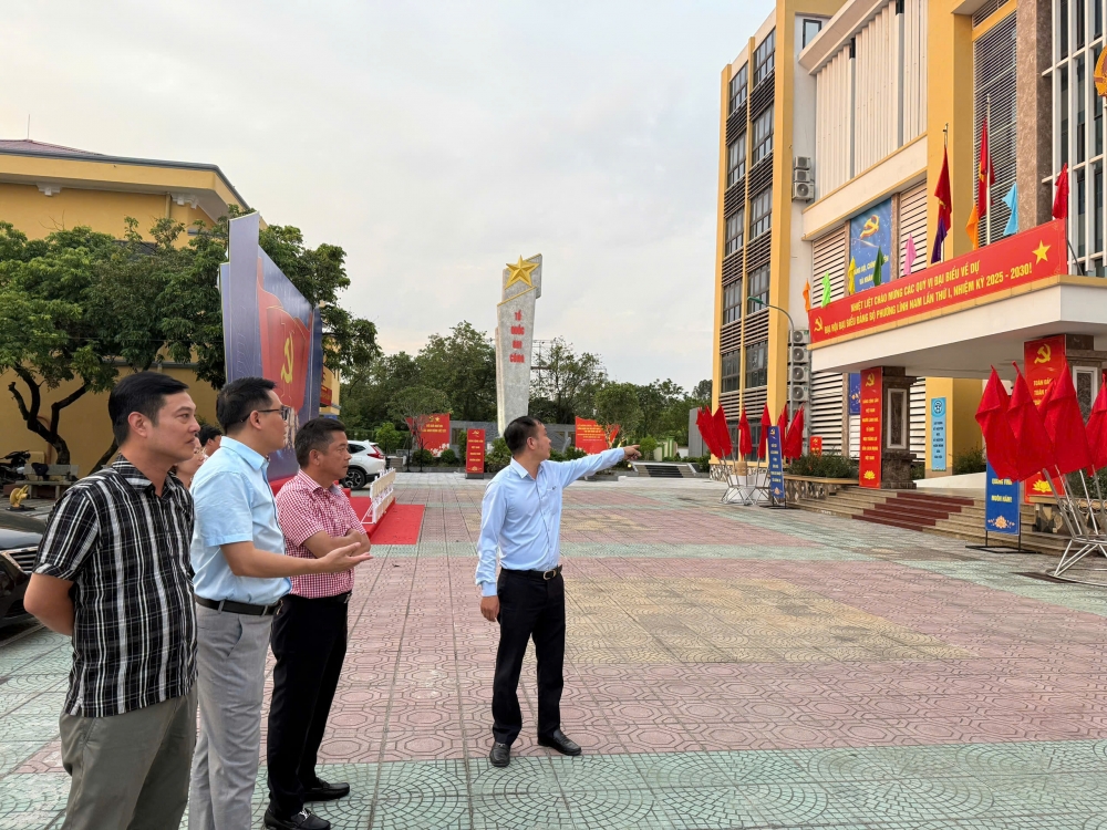 Phường Lĩnh Nam rực rỡ cờ hoa, sẵn sàng đại hội