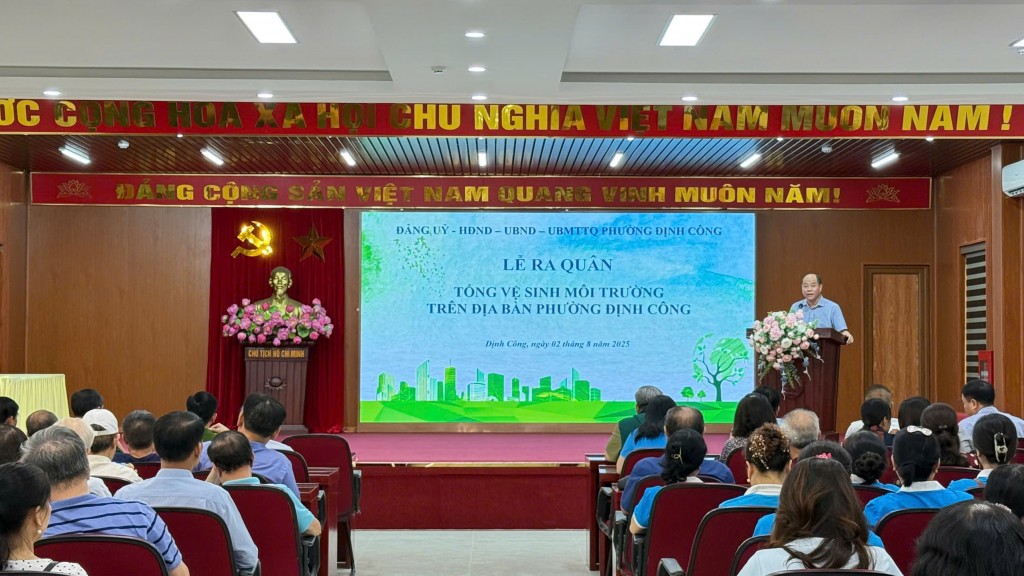 Chủ tịch UBND phường - ông Nguyễn Tuấn Anh