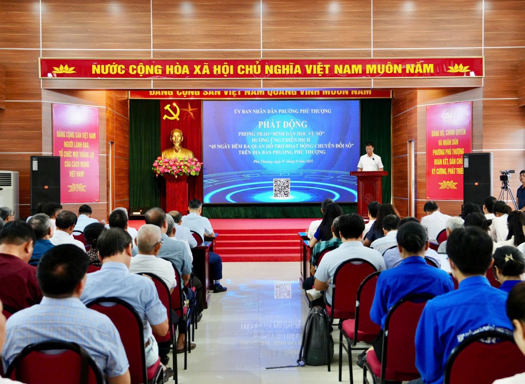 Lễ phát động tại phường Phú Thượng