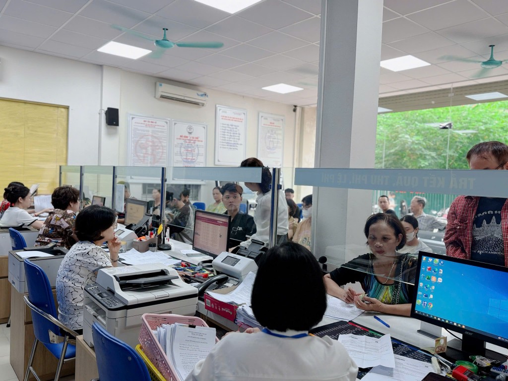 Người dân được giải quyết thủ tục nhanh chóng