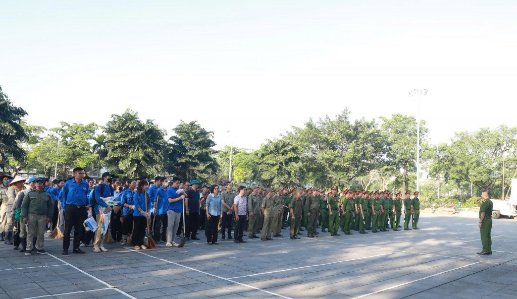 Lễ Ra quân ngày 9/8 tiếp tục có sự tham gia tổng lực của nhiều lực lượng