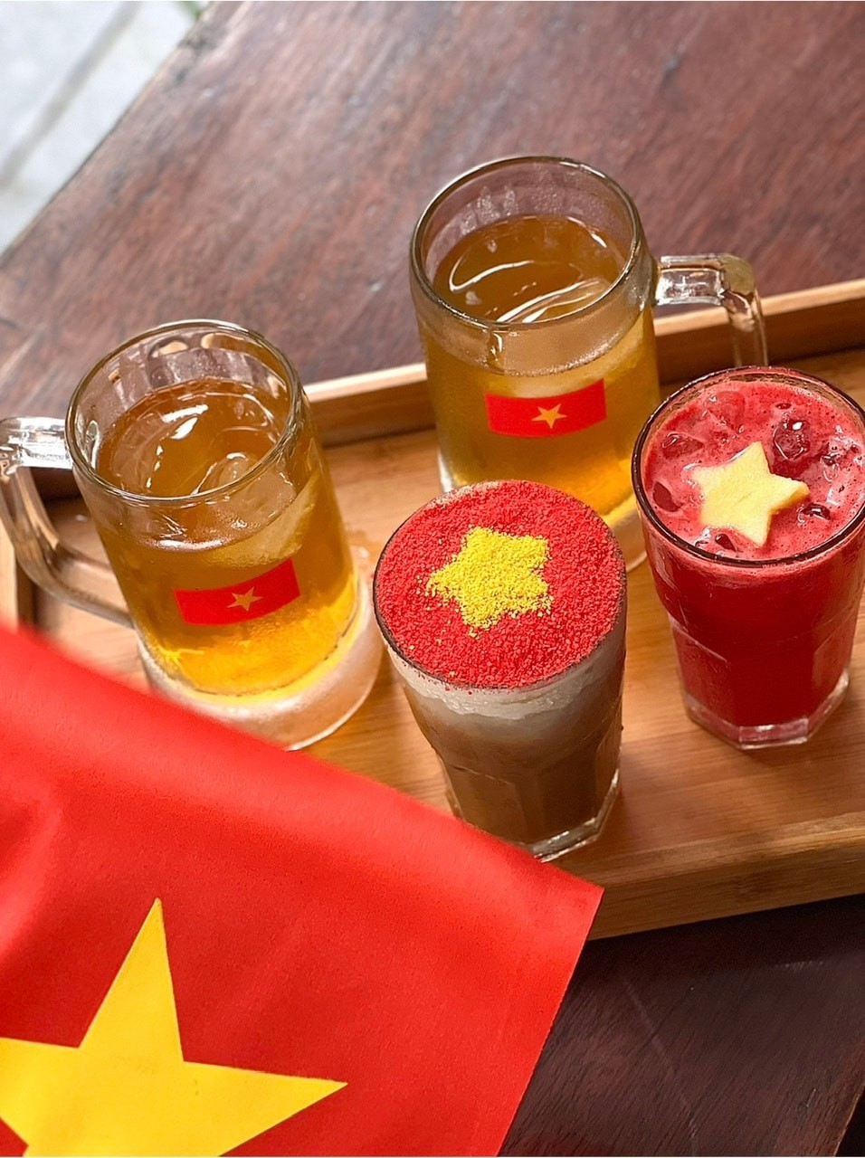 Hấp dẫn cách trang trí đồ ăn, thức uống dịp 2/9