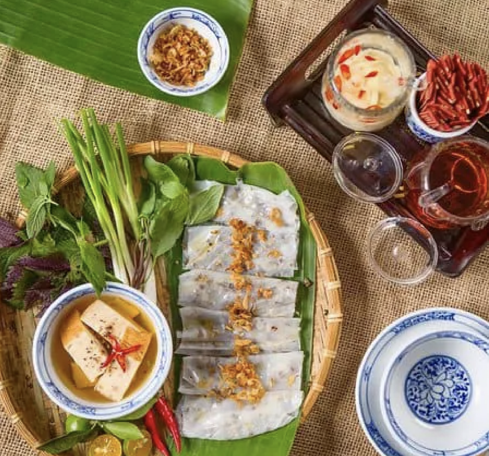 Hấp dẫn bánh cuốn Thanh Trì