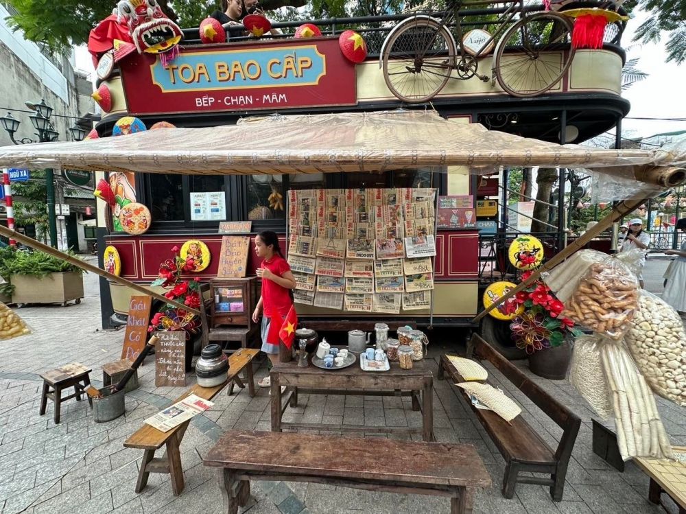 Một gian trưng bày Hà Nội xưa