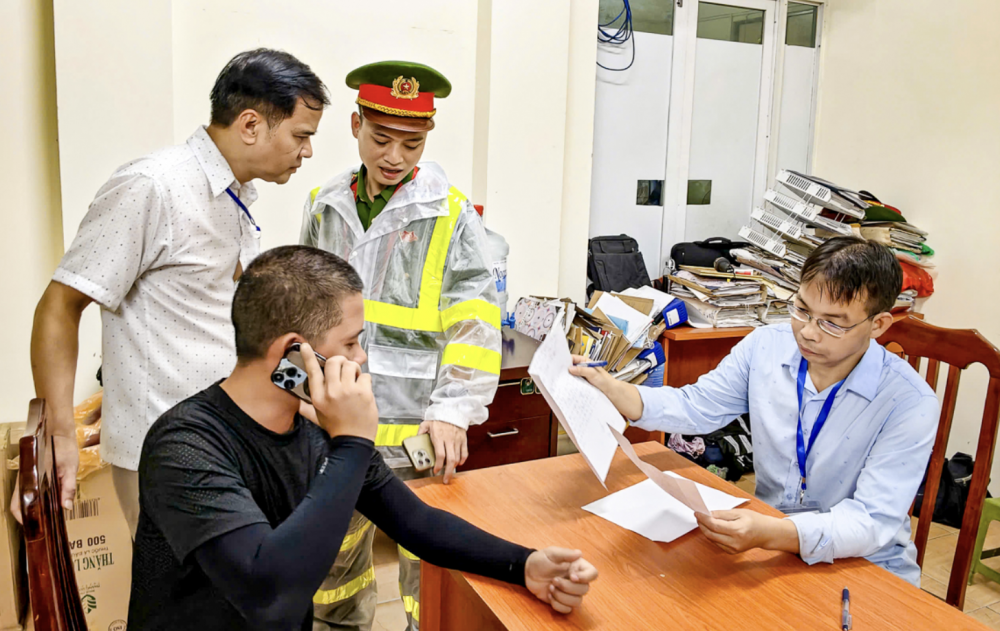 Lực lượng chức năng kịp thời vào cuộc và xử lý vi phạm