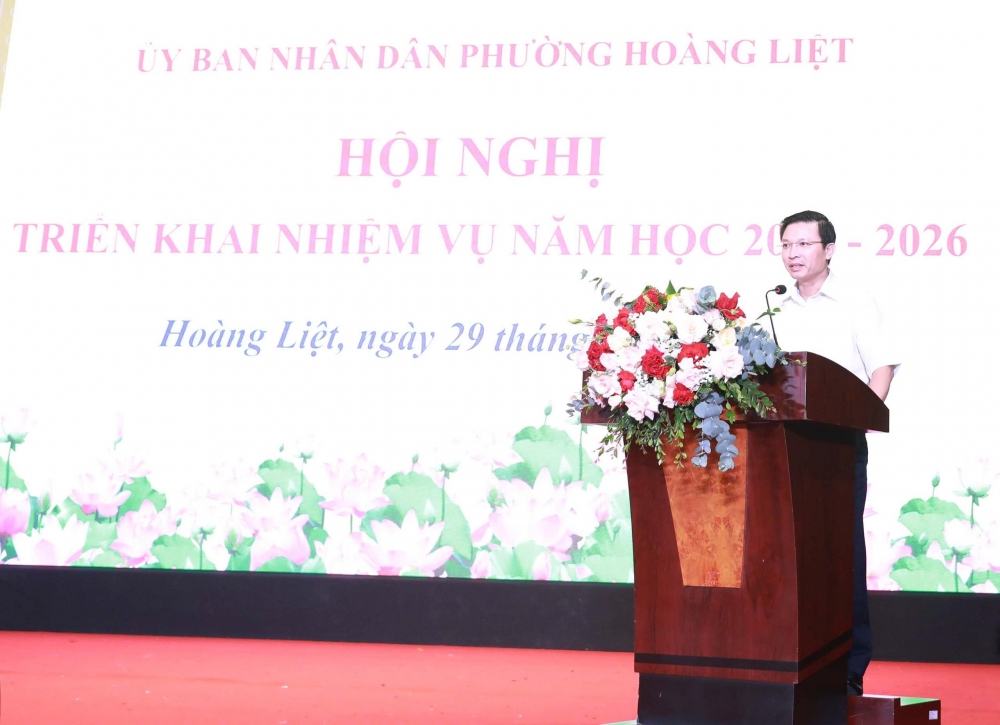 Phường Hoàng Liệt phấn đấu năm học 2025 - 2026 đột phá, phát triển