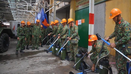 Vụ cháy Công ty Rạng Đông: Bộ đội hóa học đã tẩy sạch 2.000m2